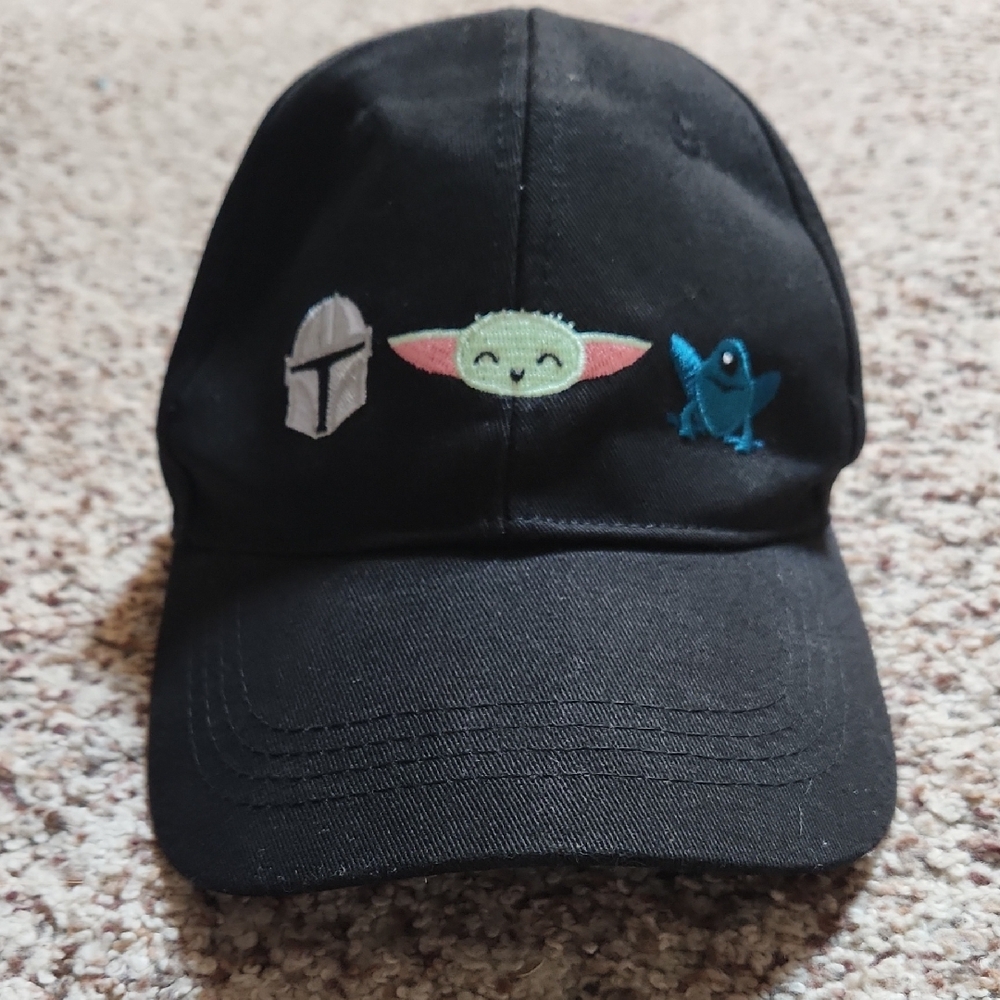 Disney Black Hat with Embroidered Details